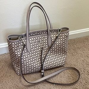 Kate Spade satchel in neutral spade links